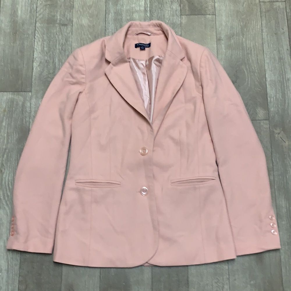 Womens Chadwicks Of Boston Wool Blend‎ Lined Blazer Jacket